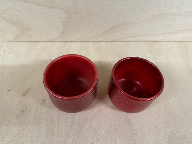 Vasi per fiori: 2 Cache-Pots Keramik, rot – Usato da Liebefeld venduto da 3-2-1-mein 1