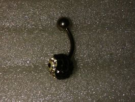 BAUCHNABEL PIERCING,,MIT ZWAROVZKI,,,JEN UND JAN