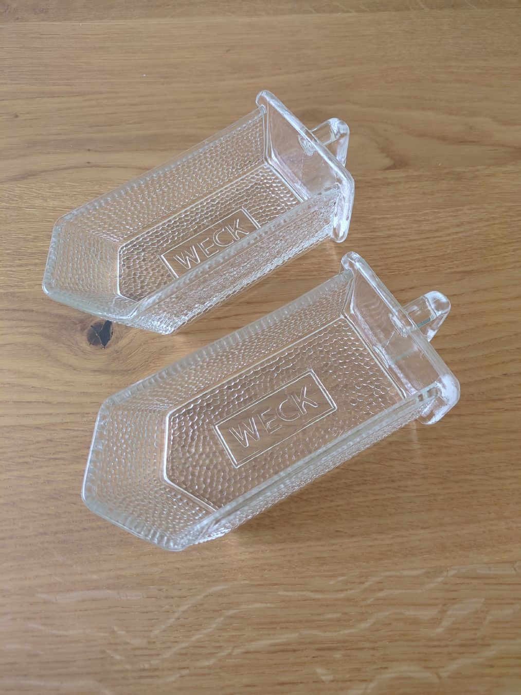 Cucine complete: 2 WECK Glas-Schalen mit Griffen gebraucht – Usato da Zell ZH venduto da Bytjie