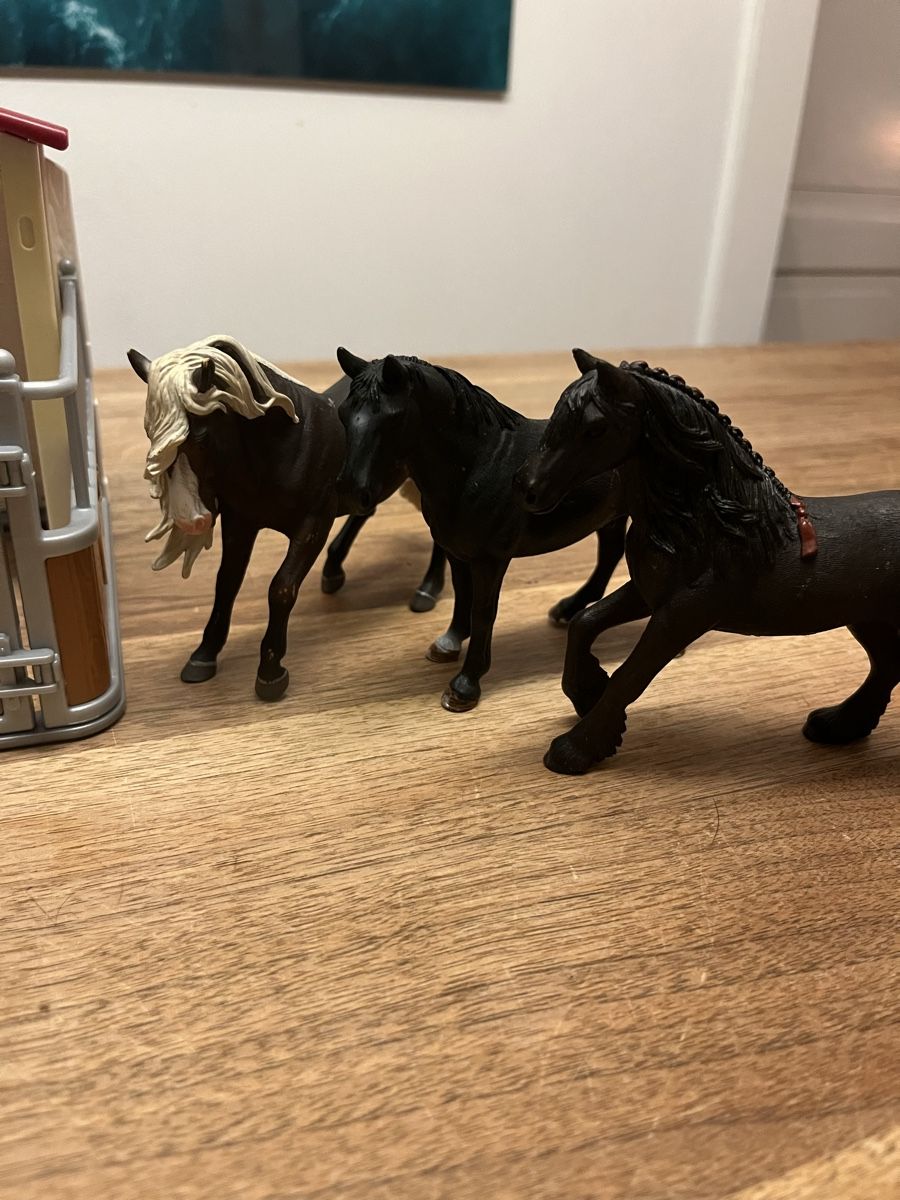 Schleich Giocattoli: Schleichpferde mit Stall – Usato da Weesen venduto da D0101D 1