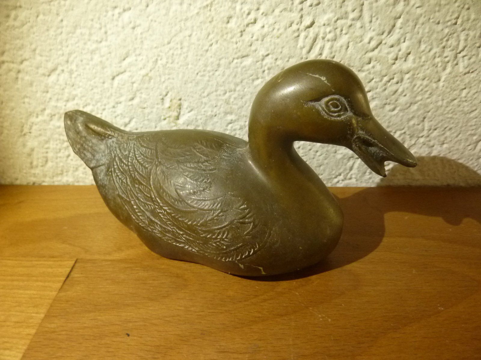 Sculture & Statue: Schöne Ente Messing 17 cm Länge – Usato da Hochfelden venduto da swissice