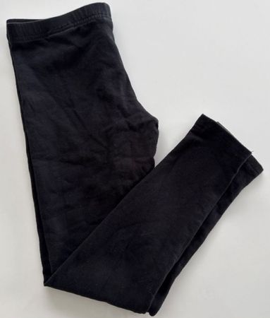 Schwarze gefütterte Leggings, Grösse 134/140, Top Zustand 