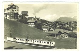 Alte AK Arosa Talfahrt. Chur-Arosa Bahn. 1930