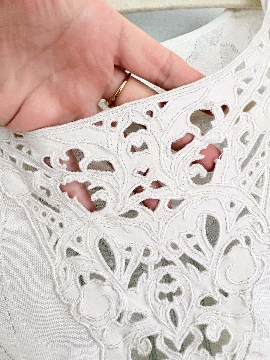Roberto Cavalli Top: Roberto Cavalli, Top, 38, Leder/Viskose/Poly – Usato da Zürich venduto da Pokimoki_1 2