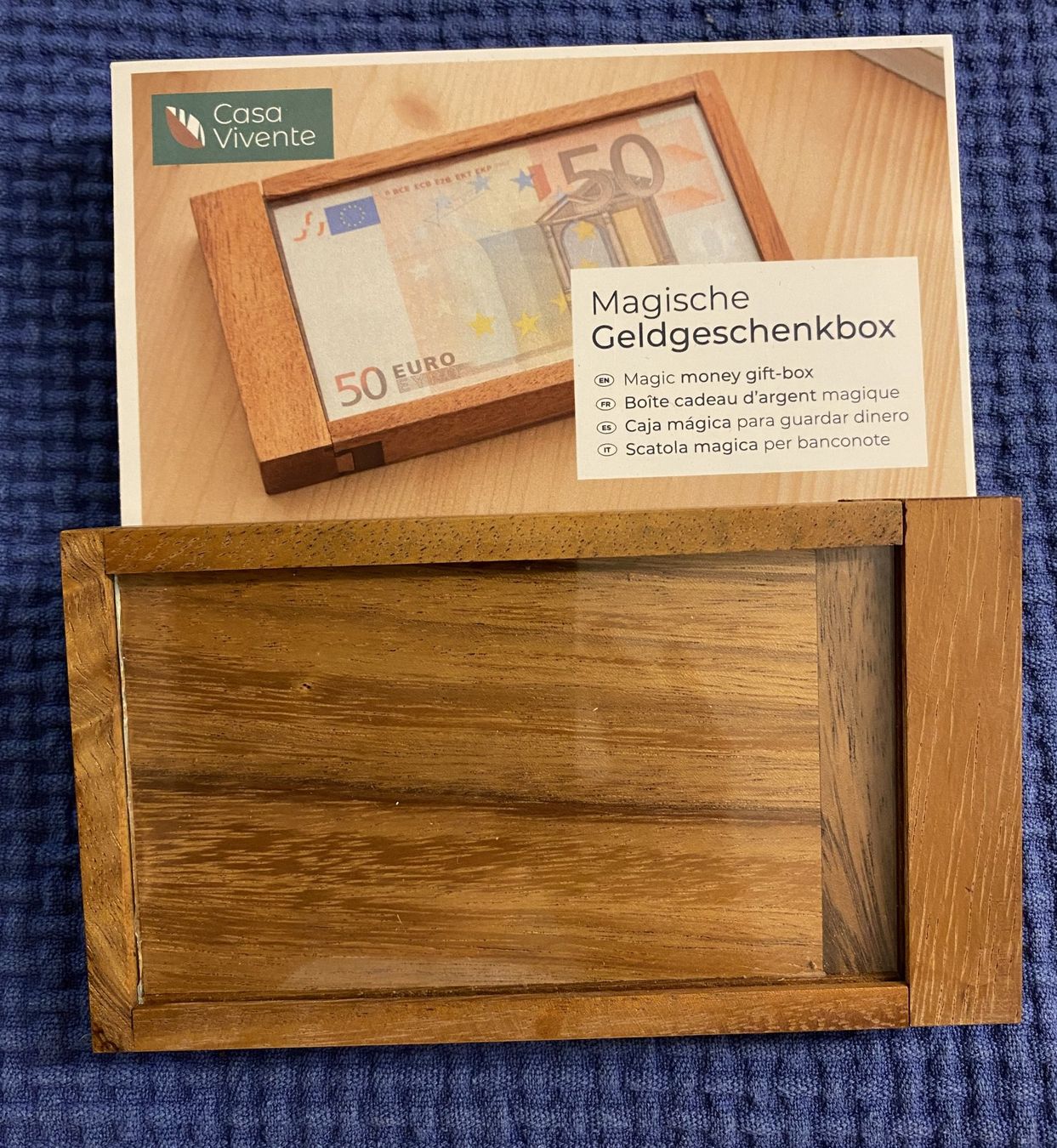 Articoli in legno: Magische Geldgeschenkbox – Usato da Winterthur venduto da Gotzi4 1