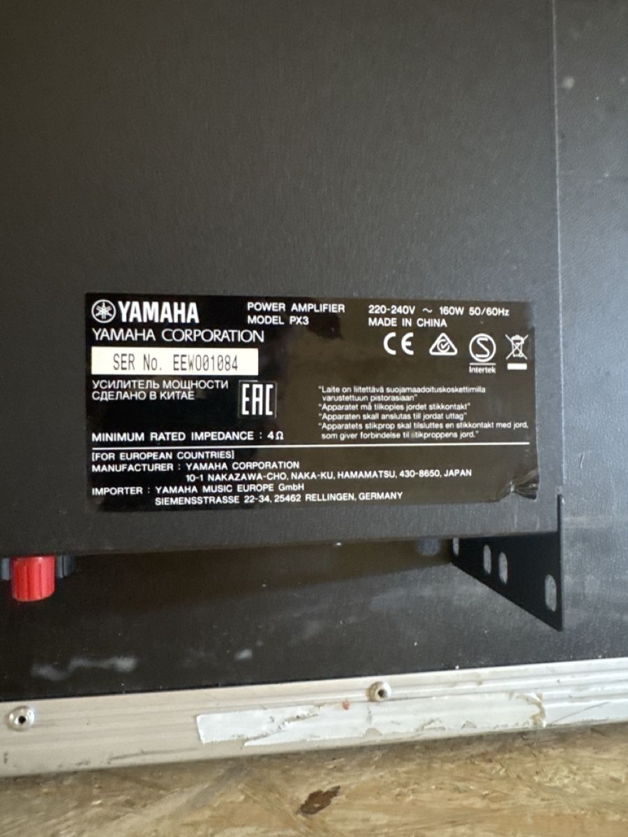 Yamaha Verstärker: Yamaha PX3 Power Amplifier – Gebraucht aus Goldingen von DDietziker 3