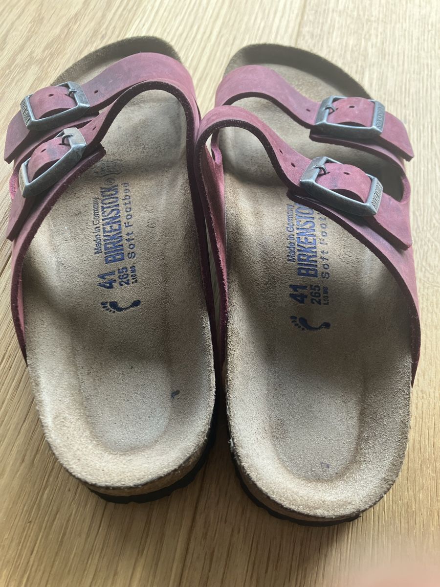 Birkenstock Damenschuhe: Birkenstock Gr.41 bordeaux  – Gebraucht aus Wangen b. Olten von nad_gg7s 1