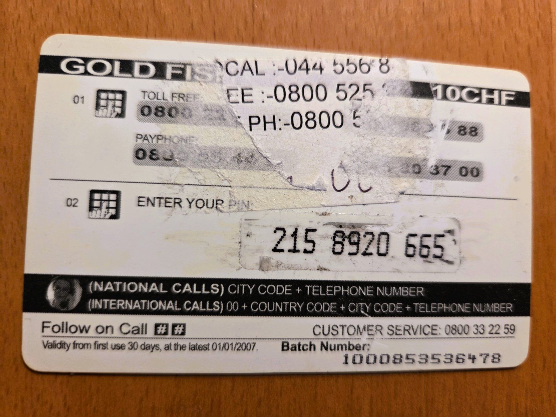 Schede telefoniche: PREPAID - SCHWEIZ – Usato da Brüttisellen venduto da Nighttrain 1