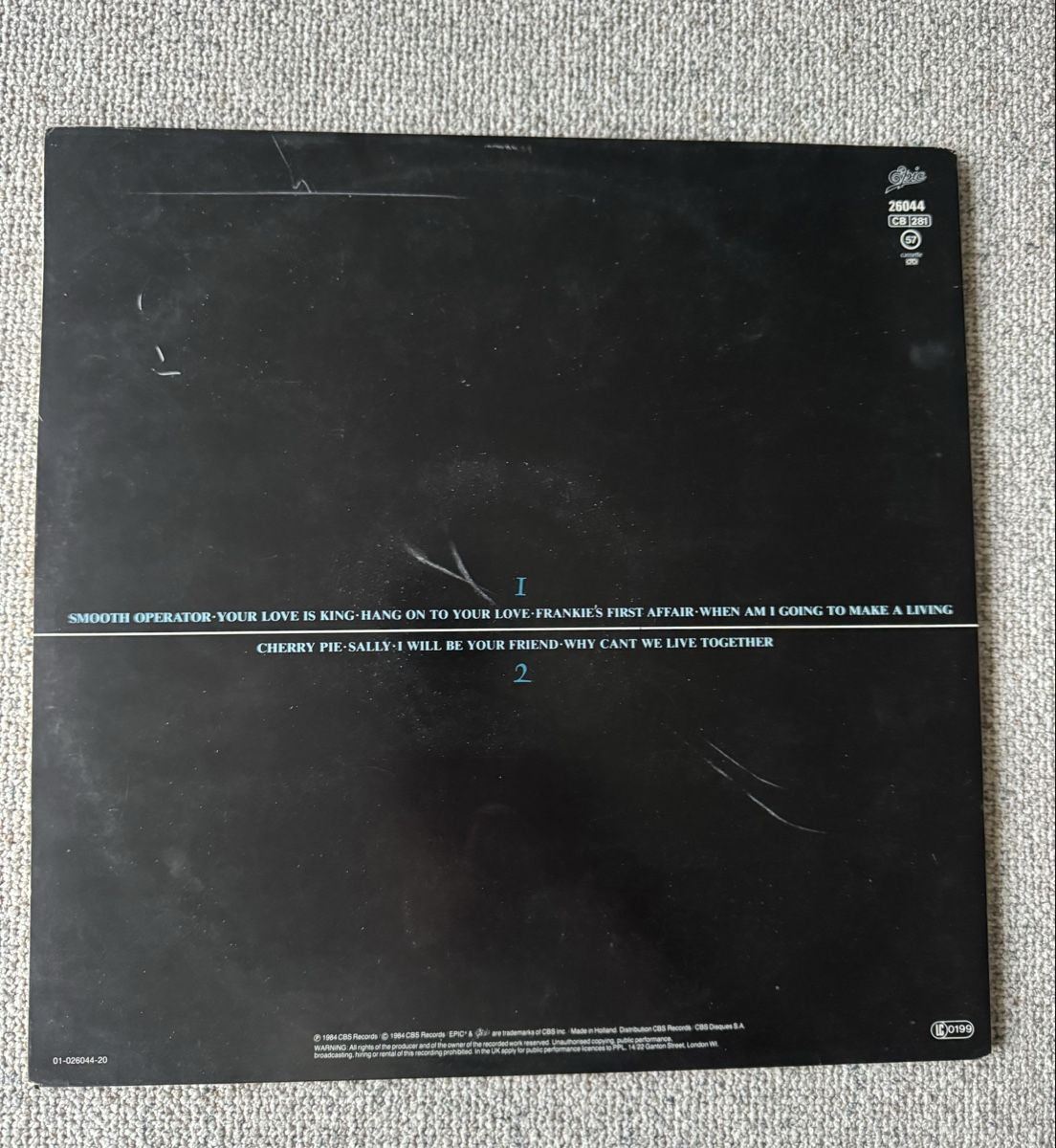 Dischi in vinile: Sade - Diamond Life - LP - 80s – Usato da Rorbas venduto da BlackstarRecords 1
