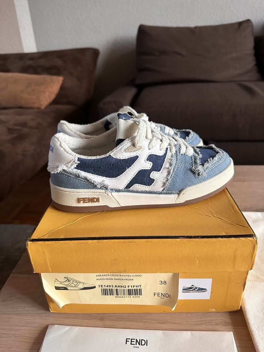 Fendi Chaussures femmes: Fendi Crosta Denim Sneaker Gr. 38 inkl. Box – Neuf avec emballage d'origine à Winterthur par whatdreamz 3