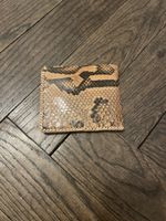 Portemonnaie aus Schlangenleder, Vintage Stil, Top Zustand!