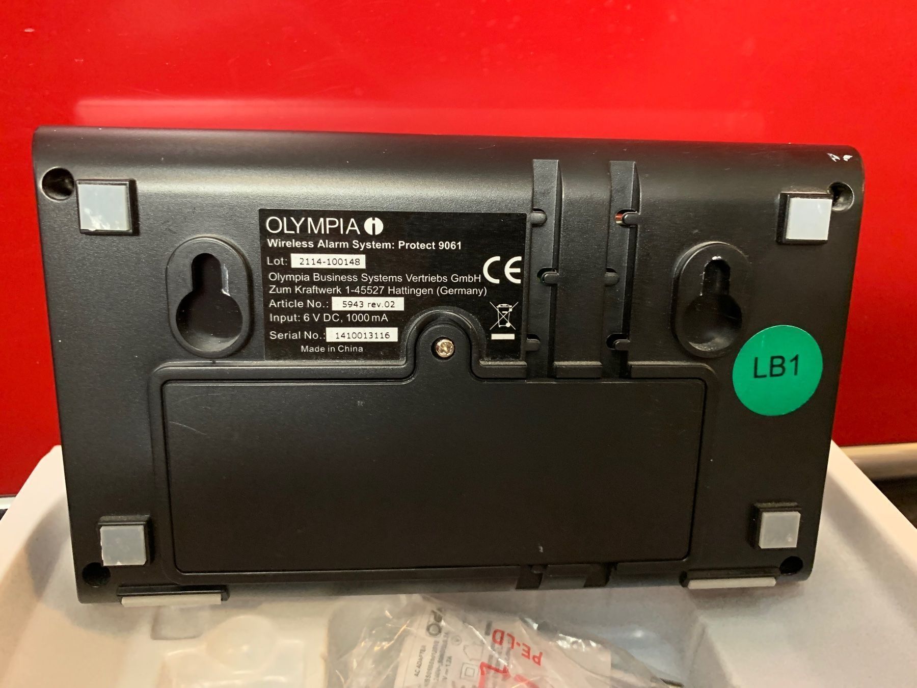 Sistemi d'allarme: Olympia Protect 9061 Basis Alarmanlage – Usato da Ehrendingen venduto da Sansav 2