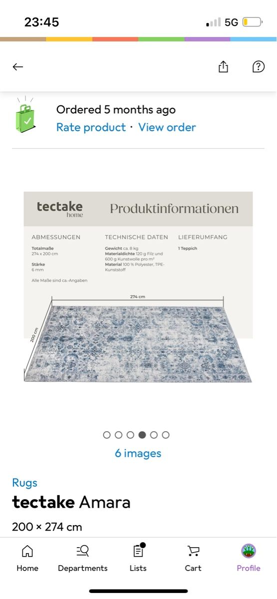 Teppiche: blue oriental rug – Gebraucht aus Bern von lea_jz8h 3
