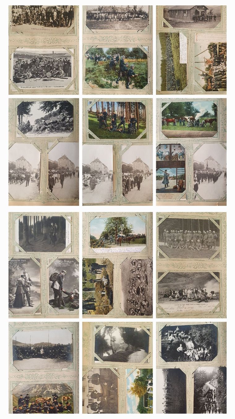 Cartoline postali: Album mit 194 Ansichtskarten Militär – Usato da Kreuzlingen venduto da Rschweiz1 3