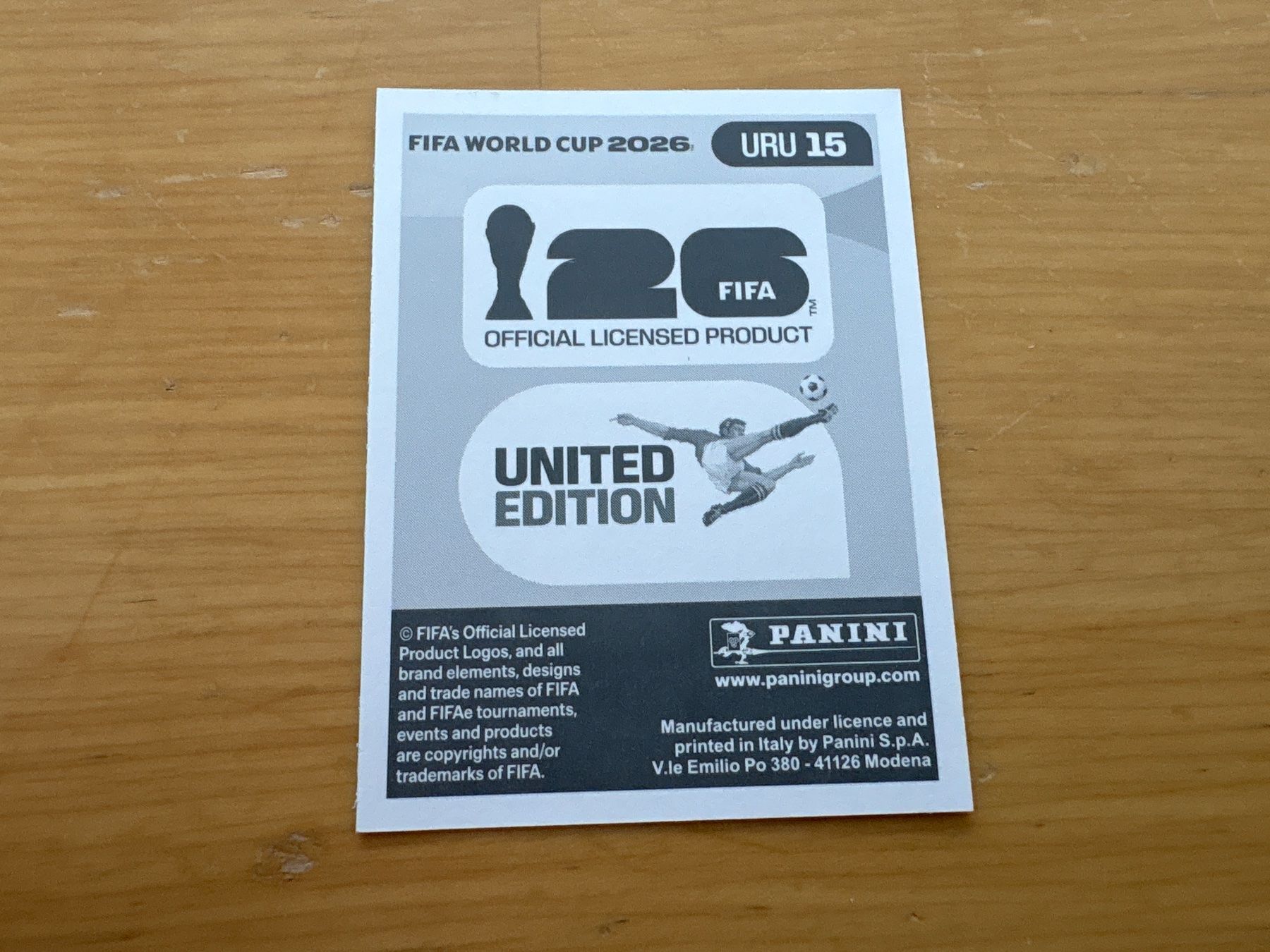 Panini Carte collezionabili: Panini 2026 UZB 15 – Nuovo (secondo la descrizione) da Elsau venduto da Cerry81 1