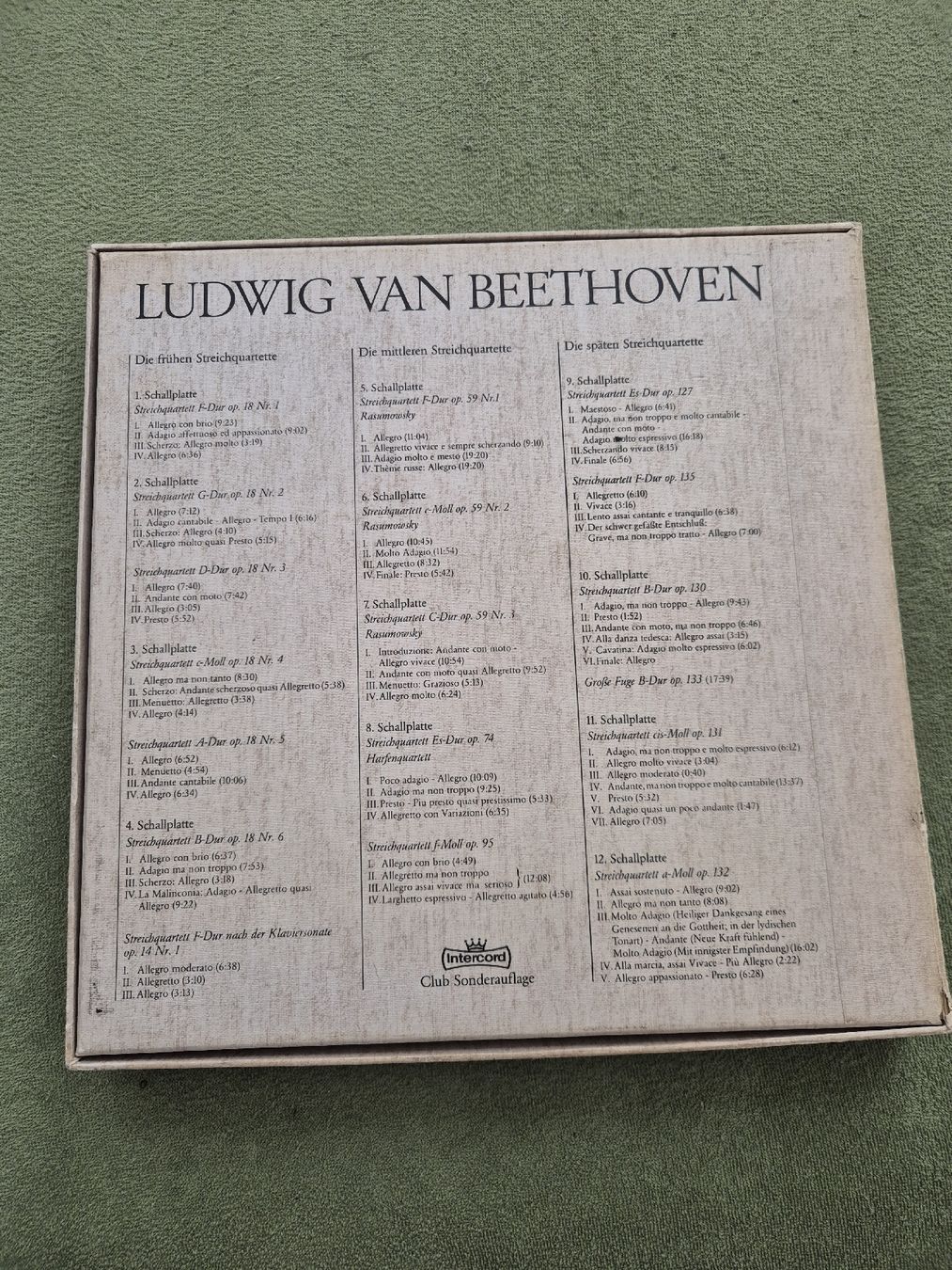 Dischi in vinile: Schallplatten Ludwig van Beethoven  – Usato da Meggen venduto da Orrinka20 4