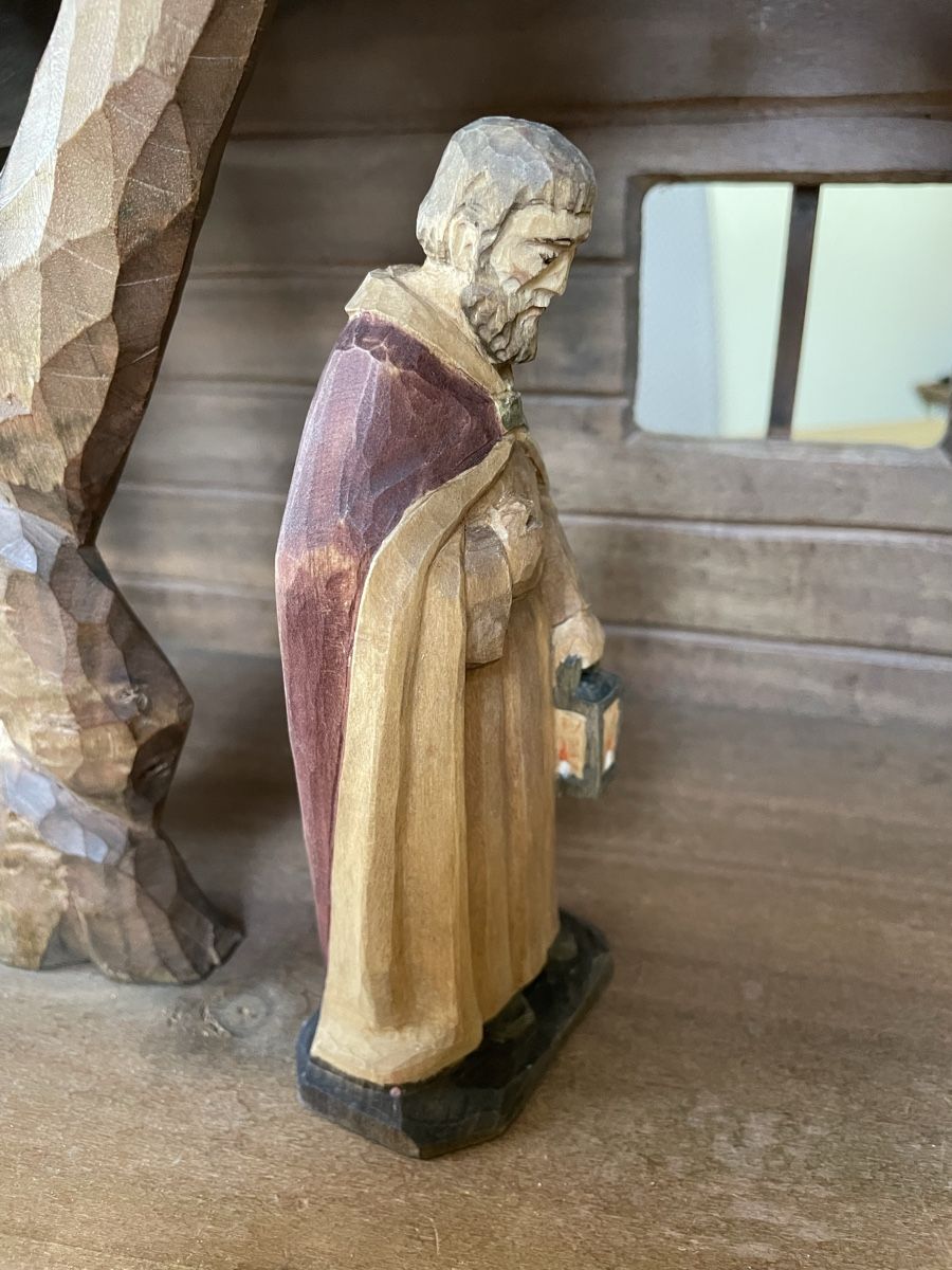 Statuette: Josef mit Laterne E. Thomann Brienz – Usato da Flawil venduto da Naphtali 4