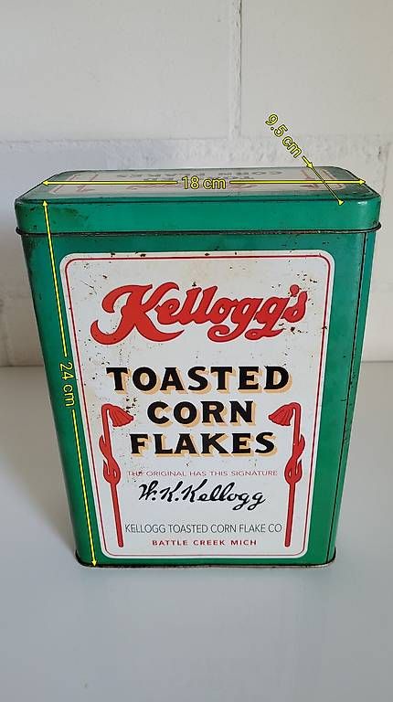Behälter & Ähnliches: Kellogg's Toasted Corn Flakes Blechdose Vintage – Gebraucht aus Zofingen von Loop_ReSale 8