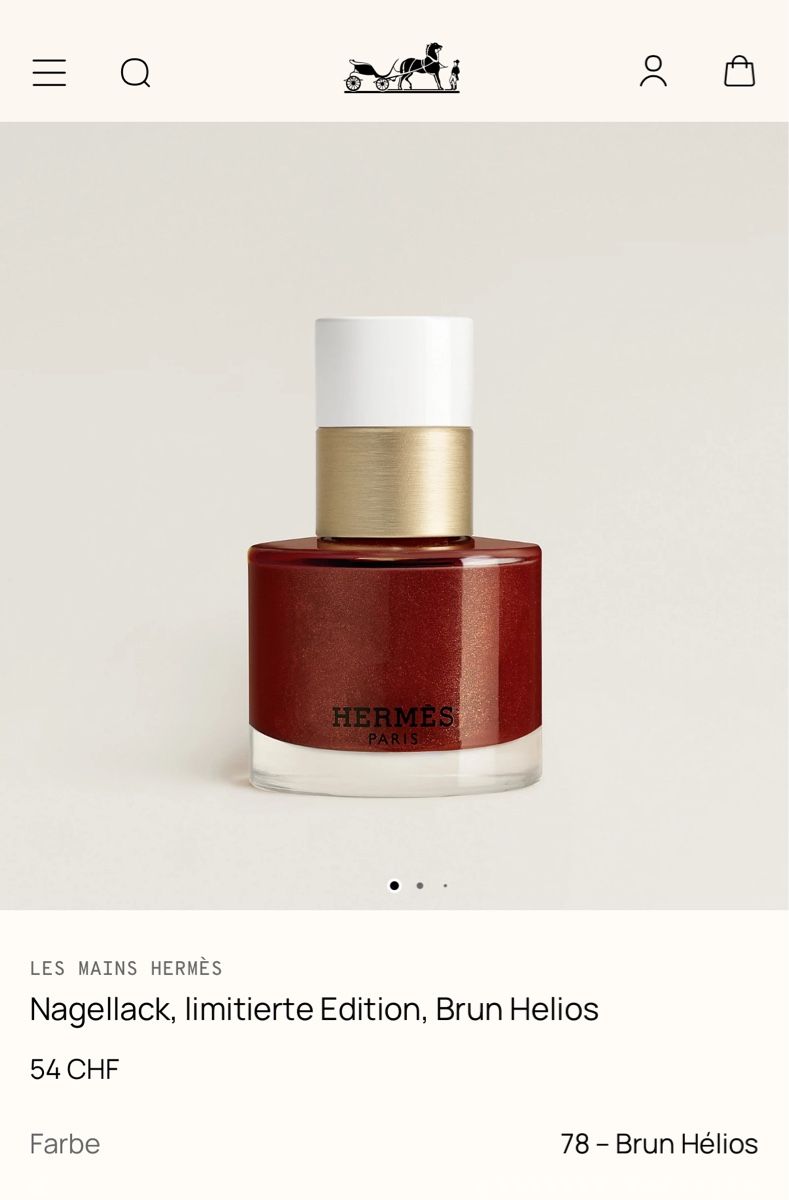 Smalto per unghie: Hermes Nagellack Nr. 78 NEU – Nuovo (secondo la descrizione) da Gümligen venduto da kleiderschrankbe6 5