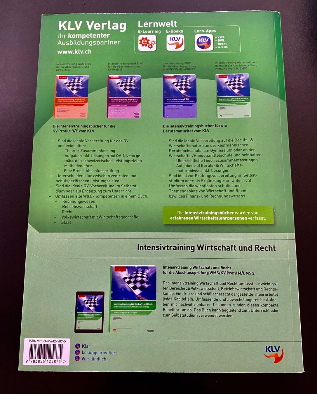 Libri: Intensivtraining Wirtschaft und Recht – Usato da Nussbaumen AG venduto da schuba2000 2
