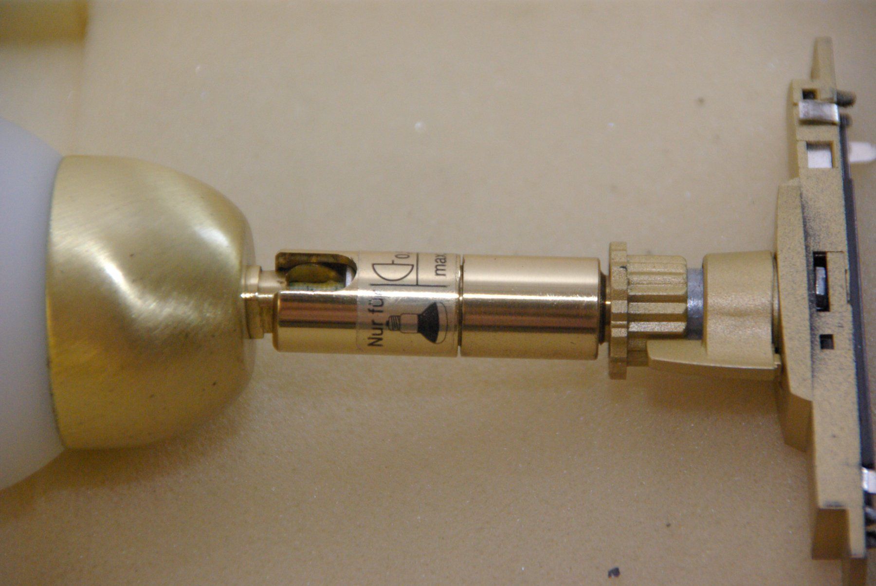 Lampadari & plafoniere: Schienen Leuchte, messing, max. 40 Watt – Usato da Herisau venduto da Cevianer1844 3