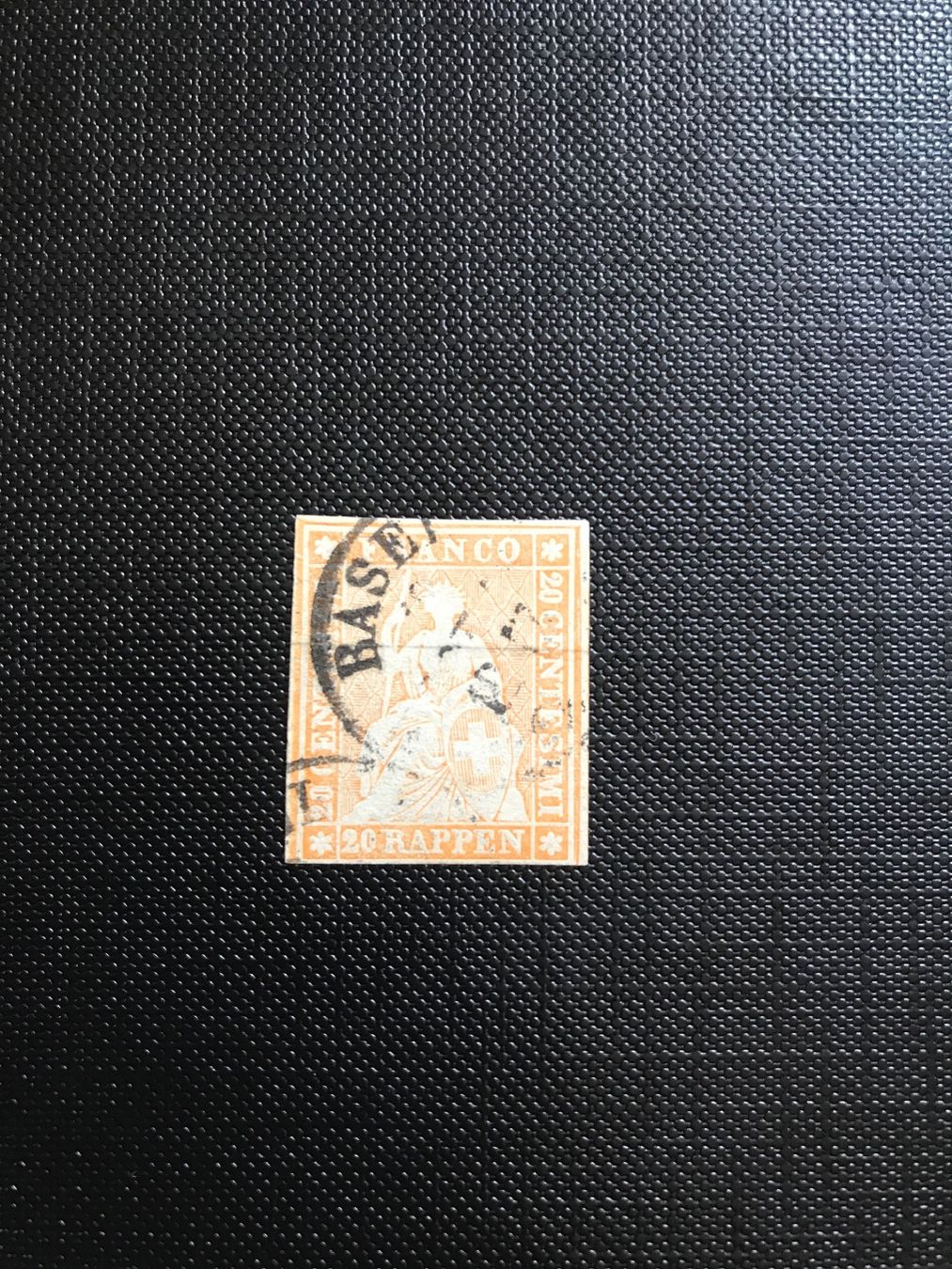 Tutti i francobolli: 1854/55 Strubel 25B – Usato da stäfa venduto da brandy66