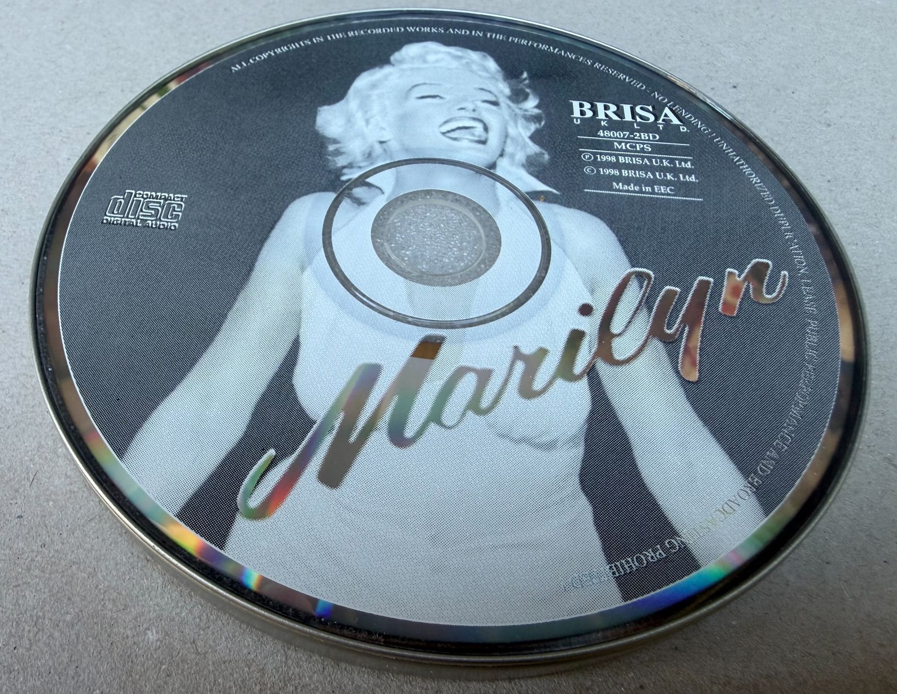 CD: CD - Marilyn Monroe in Metal Box – Usato da Tegerfelden venduto da siebenmacky 3