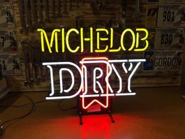 Michelob Dry Neon Leuchtreklame Bar Deko, Top Zustand!