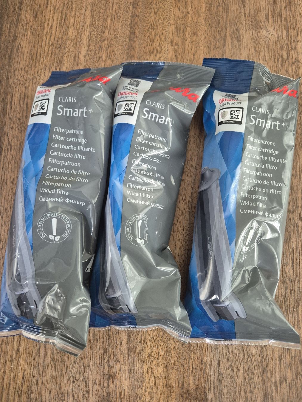 Jura Sanitari: 3 Stk. CLARIS Smart+ Filterpatronen neu – Nuovo e nell'imballaggio originale da Steffisburg venduto da Mallekobold
