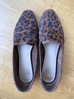 Elegante Zara Loafers, Animal Print, Gr. 38