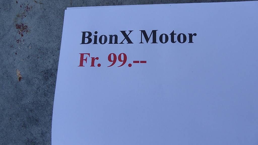 Pezzi di ricambio: BionX Motor – Usato da Uetendorf venduto da Vitaplus