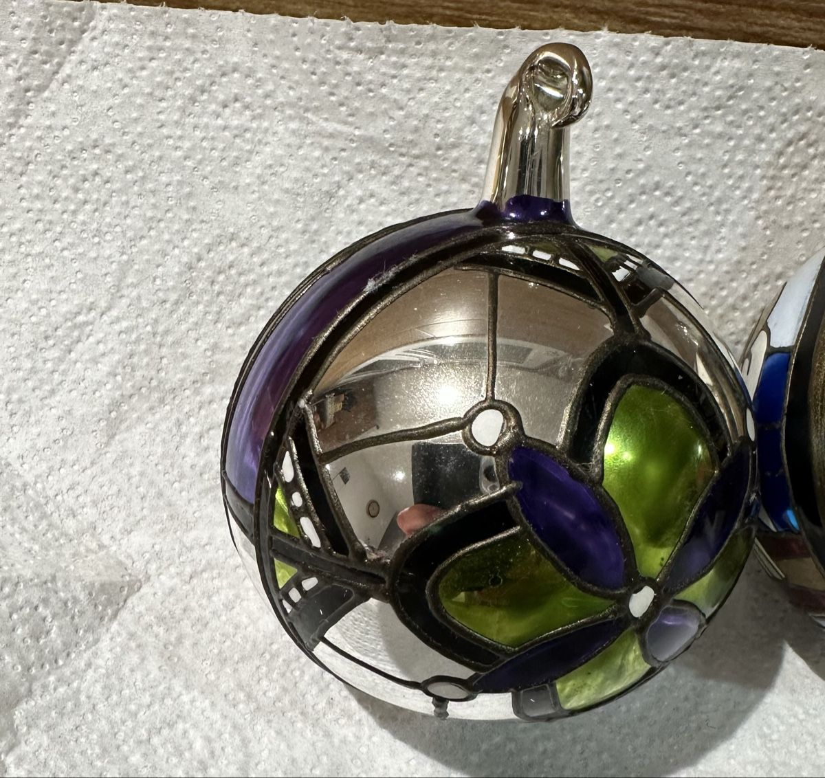 Tutte le decorazioni: Weihnachtskugeln, 2er Set, Glas, Handbemalt, Vintage Stil – Usato da Oberentfelden venduto da vilibrand 7