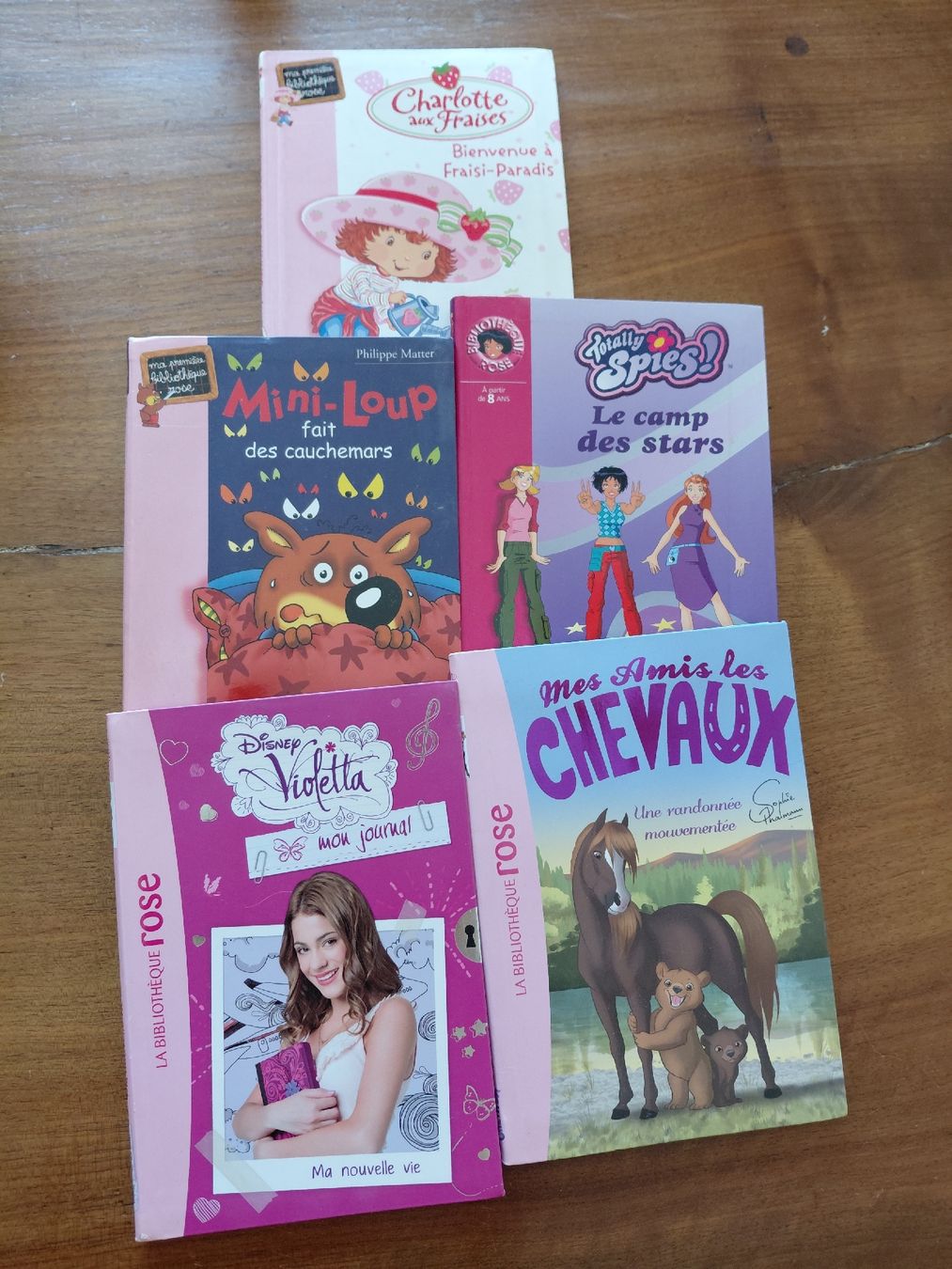 Livres: lot de 5 bibliothèque rose – D'occasion à conthey par Sarahaude1