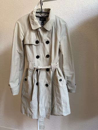 Trench-coat couleur sable Mango, t.36/S