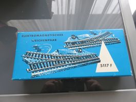Märklin 5117 Elektromagnetisches Weichenpaar OVP