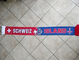 Fussball Fan Schal, Schweiz - Island
