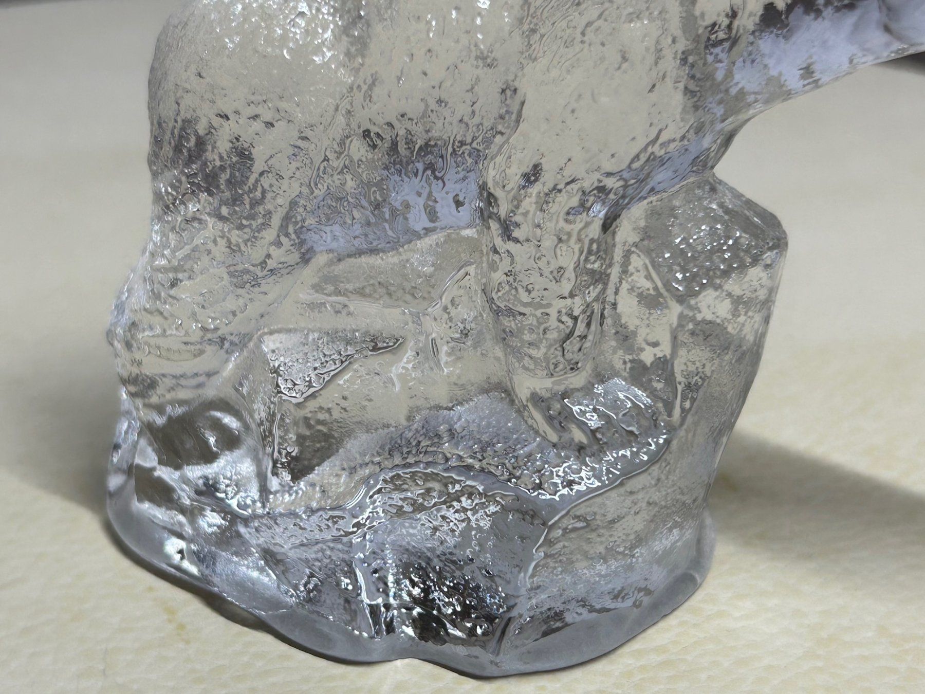 Statuette: Eisbären-Skulptur in Glas – Nuovo (secondo la descrizione) da Rocourt venduto da Vijay02 2