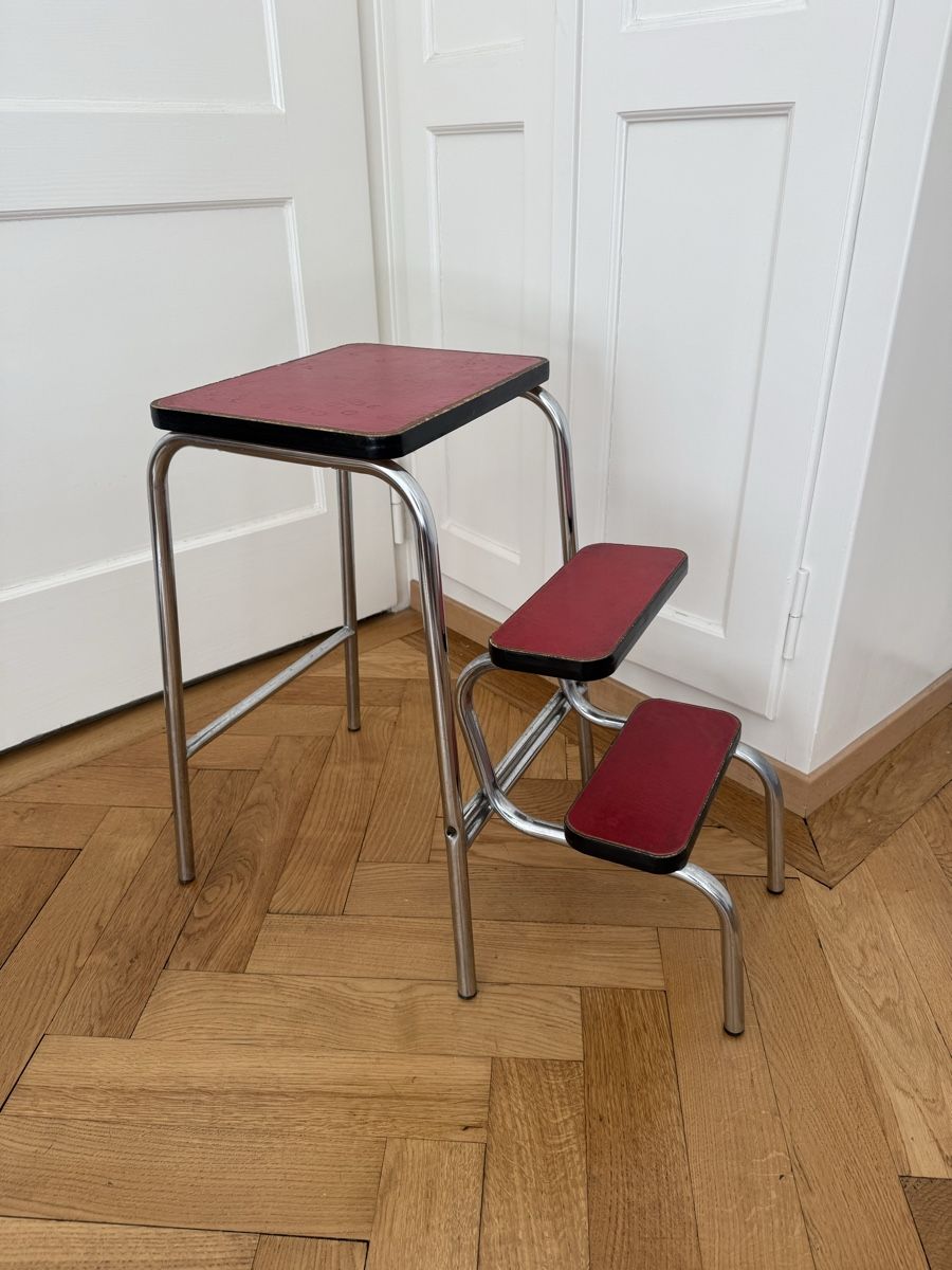 Sgabelli: Klapptritt Hocker verchromt – Usato da Bern venduto da mutz147