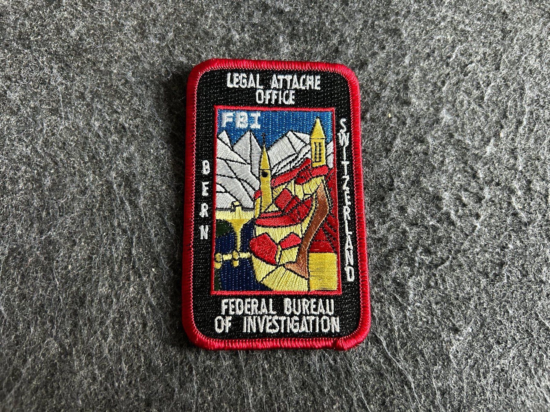 Plaketten & Abzeichen: Patch US FBI Bern – Gebraucht aus Berikon von DGC-1995