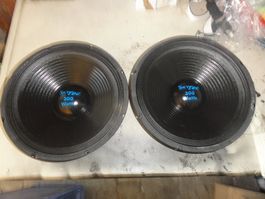 2x 15" Bass 28-4000Hz 8 Ohm 300 Watt NEU Woofer Auto Club