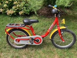 PUKY Fahrrad 16 Zoll inkl. ABUS Helm