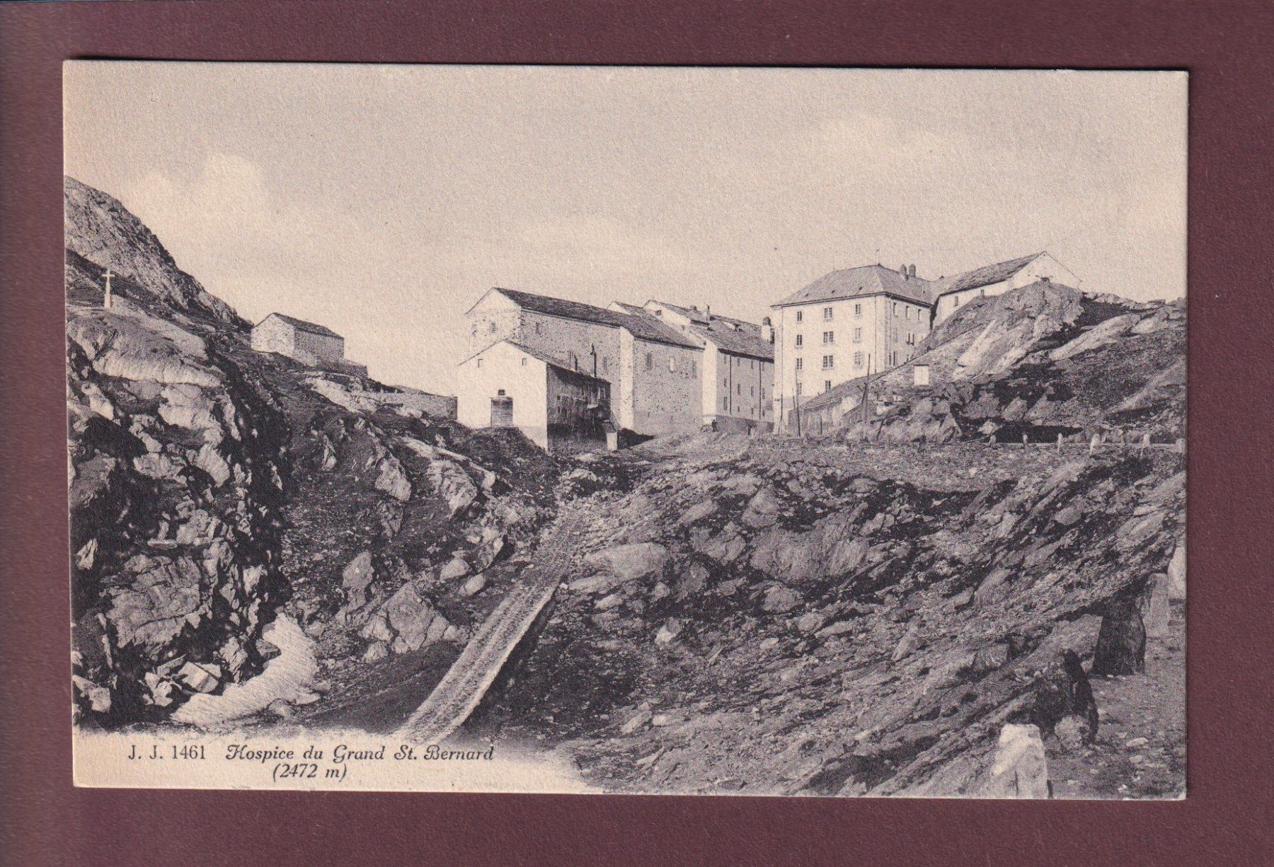 Cartoline postali: Hospice du GRAND-SAINT-BERNARD – Usato da Pully venduto da nicecards