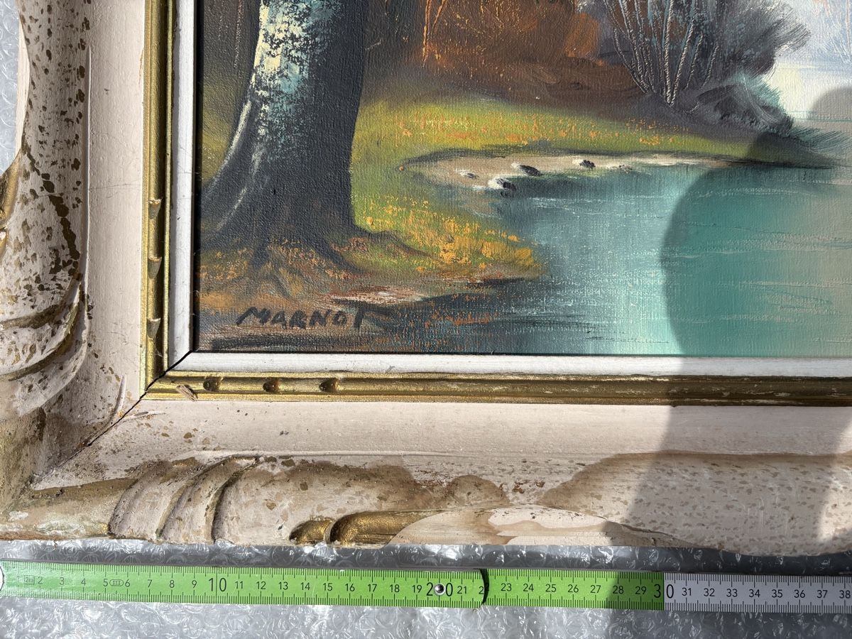 Gemälde: Tableau MARNOT paysage automnal – Gebraucht aus Leuk Stadt von Fabio.Romao 1
