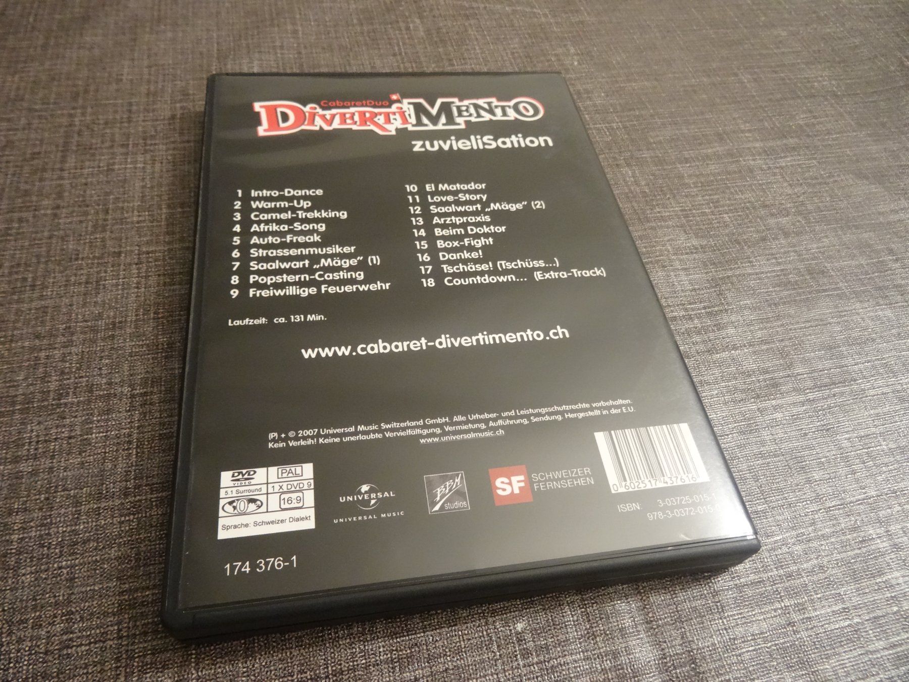 Tutti i DVDs: DVD DivertiMento zuvieliSation – Usato da Olten venduto da Disc-Verkauf 2