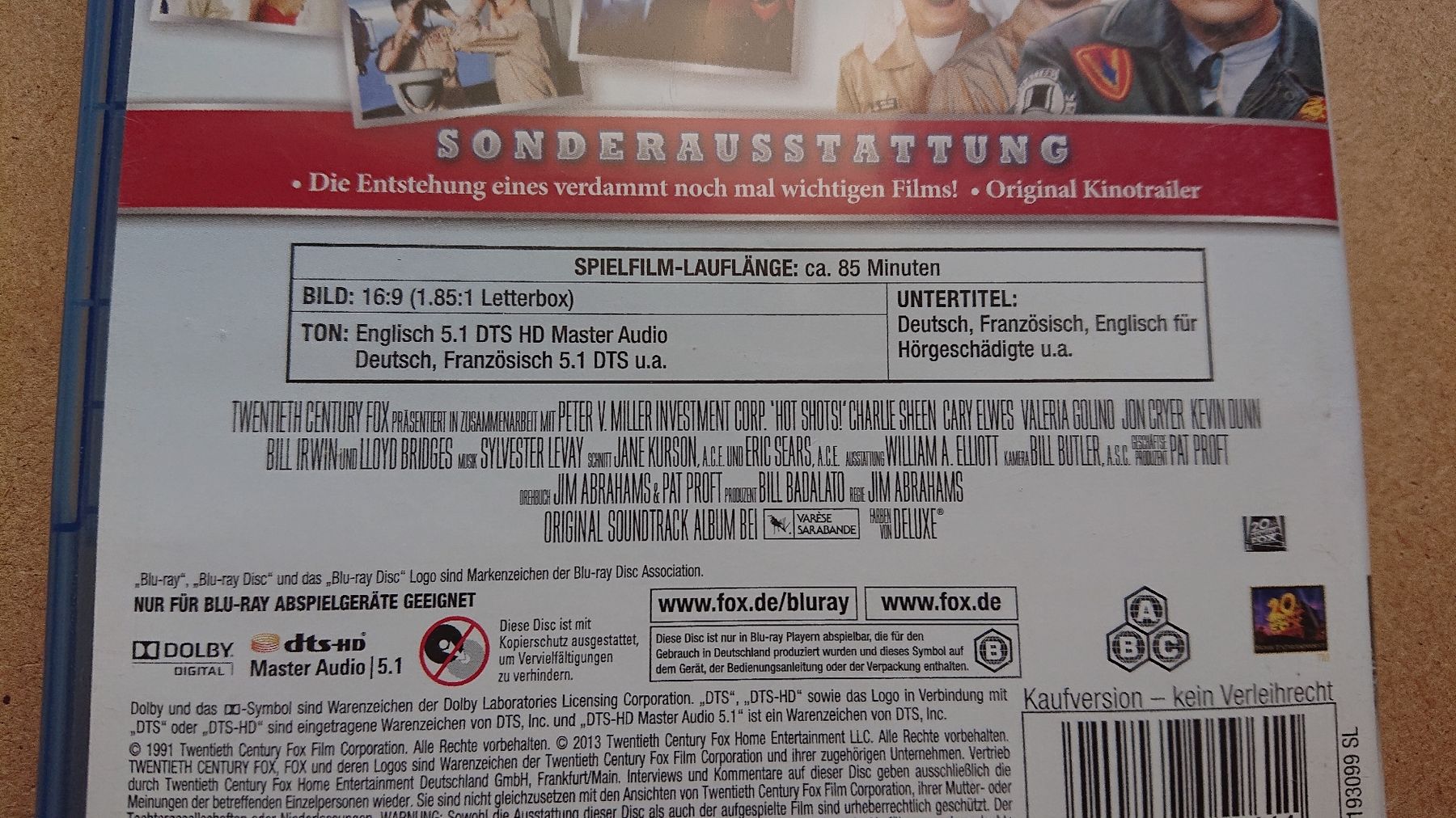 Alle DVDs: Hot Shots Blu-ray – Gebraucht aus Chur von FreakofRarity 2