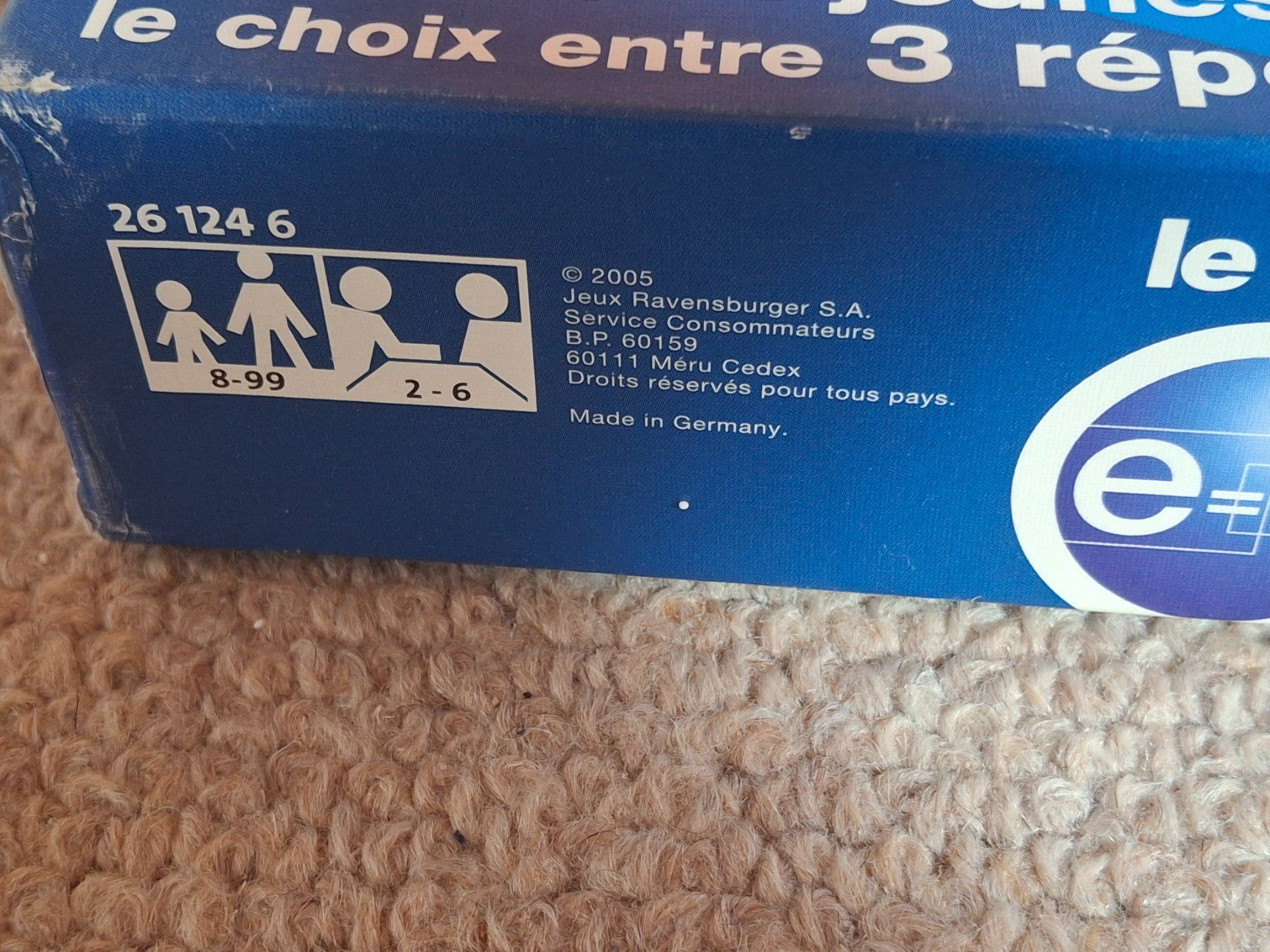 Ravensburger Giochi: Jeu e=m6 dès 8 ans marque Ravensburger – Nuovo (secondo la descrizione) da Villiers venduto da san_jn5w 5