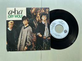 AHA A-HA tolle Single Cry wolf Kult differnt Frankreich 80's