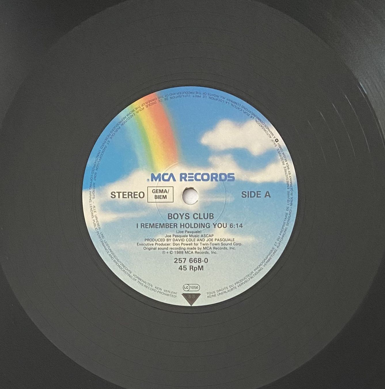 Vinyles: Boys Club, I Remember Holding You – D'occasion à Flums par Empe1 2
