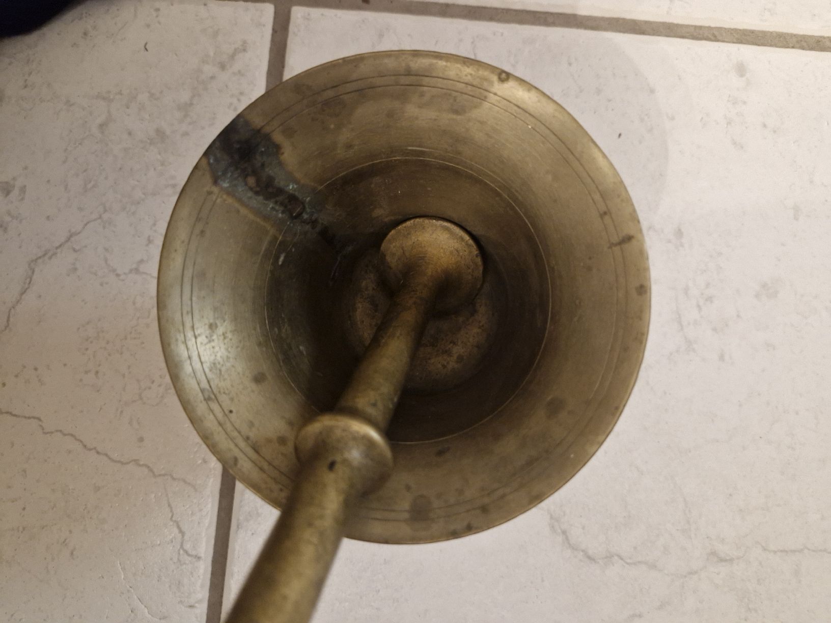 Altro per cucinare: Antiker Messing Mörser mit Stössel – Usato da Gossau ZH venduto da jak_8pdw 2