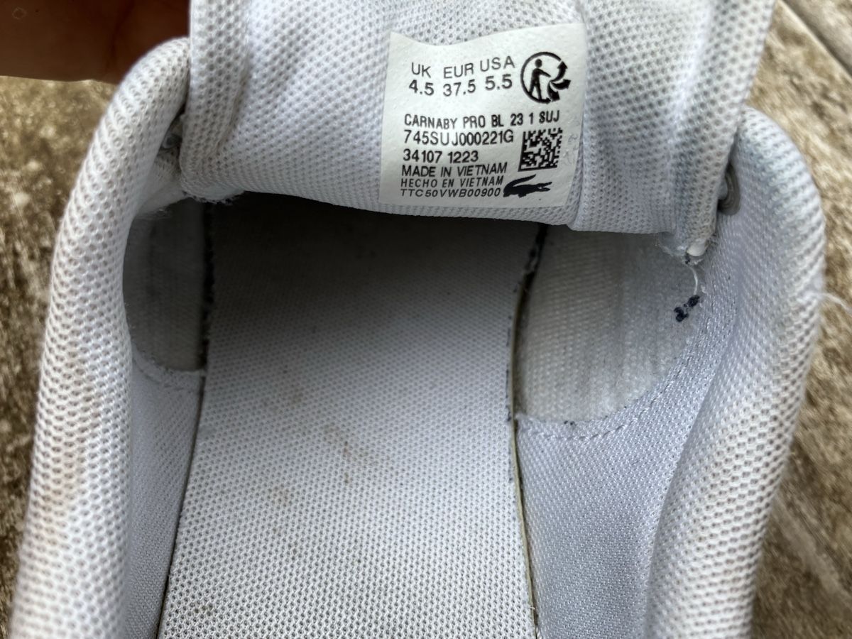 Lacoste Scarpe da uomo: Chaussures Lacoste taille 37.5 – Usato da Nyon venduto da cke_5xnx 4